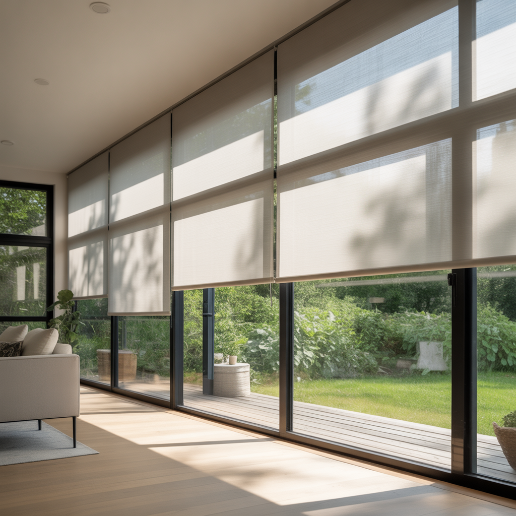 2.Smarta losningar for att installera solskydd pa stora fonster