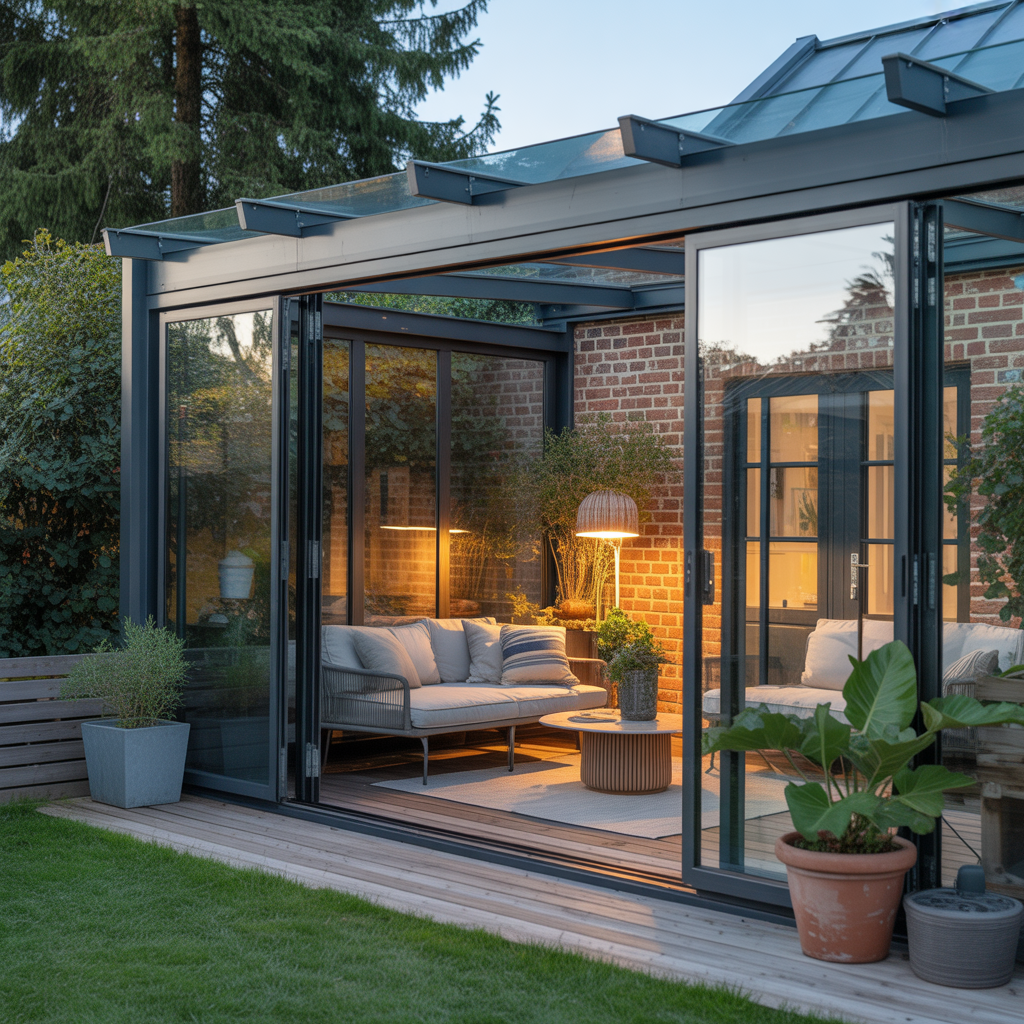 7.Sa skapar du en trivsam och skyddad uteplats med glasvaggar