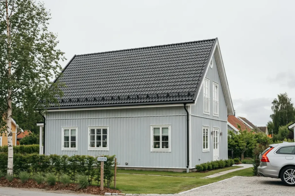 takrenovering med nya pannor och f rb ttrad avvattning i stuvsta